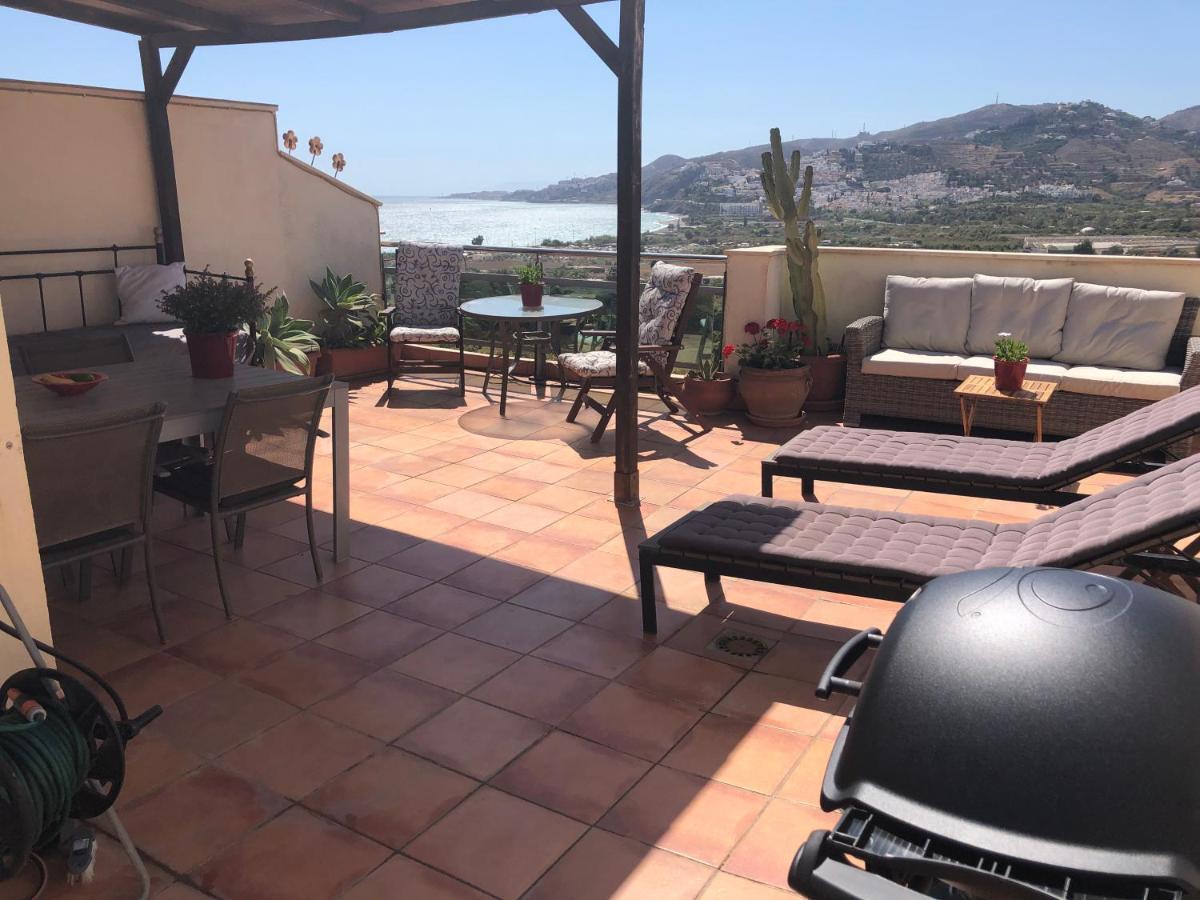 Apartamento Mirador Penthouse, centro y mar, terraza grande Nerja Exterior foto